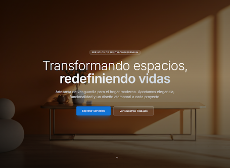 Diseño web en Donostia imagen de web de reformas