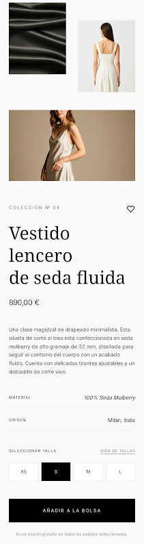 Diseño de tienda online en Donostia catalogo de productos
